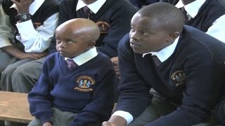 Boy who made Uhuru laugh joins Form One [upl. by Issak477]