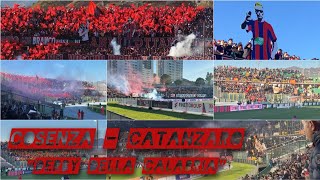 Scambio di pirotecnici tifo e coreografie Tutto è successo nel quotDerby della Calabriaquot 03032024 [upl. by Staten]