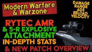 Weapon Stats Guide  Rytec AMR amp 5R Mags Damage Range Velocity Movement ADS  WARZONE amp MW [upl. by Ellinej]