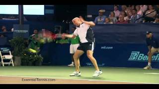 Agassi Forehand Technique Analysis [upl. by Walton]