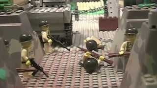 Lego WW2 Battle of Brecourt [upl. by Ydor313]