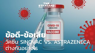 ข้อดีข้อเสีย วัคซีน Sinovac vs AstraZeneca ต่างกันอย่างไร [upl. by Atram822]