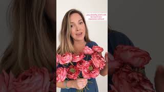 One Flower Type DIY Bridal Bouquet Tip [upl. by Henka]