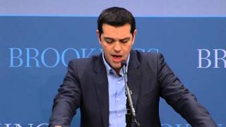 Keynote Address untranslated  Greek Opposition Leader Alexis Tsipras [upl. by Harmaning753]