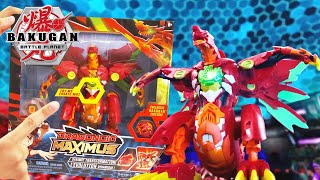 Unboxing Dragonoid Maximus 🔥 Bakugan Action Figure Review amp Toy Play  Bakugan Battle Planet [upl. by Enitsugua]