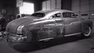 1949 Mercury Eight Chop Top Hot Rod Build Project [upl. by Jerold354]