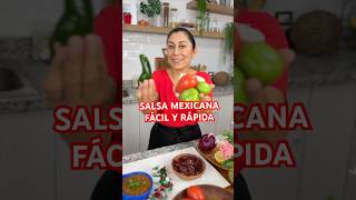 Échale SALSA a los tacos 🌮 o tus comidas RECETA BÁSICA SALSA TAQUERA fácil shorts addy cocina [upl. by Gannon]