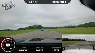 ZL1 vs GT4  Mosport DDT  Camaro chasing Porsche [upl. by Lipcombe]