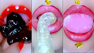 ASMR Lippen Gelee Mochi Essensgeräusche Emoji [upl. by Barina]