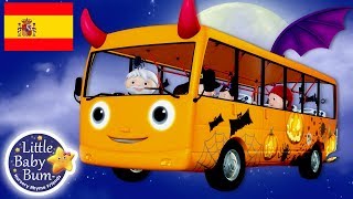 Las Ruedas del Autobús  ¡Especial de Halloween  Dibujos Animados  Little Baby Bum en Español [upl. by Odareg746]