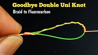 Combination knots for tying braid to fluorocarbon that anglers should know Stronger than double Uni [upl. by Illek]