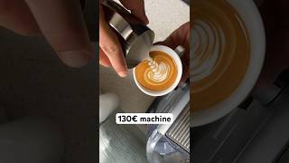 Low budget espresso machine latte art [upl. by Acirem432]