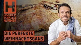 Schnelles Die perfekte Weihnachtsgans Rezept von Steffen Henssler [upl. by Anya]