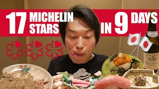 17 MICHELIN Stars in 9 Days amp Sushi Saito TOKYO [upl. by Pirbhai90]