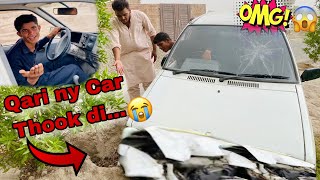 Qari ko Car Drive Sikhaye  Qari ny Car🚗 Thook Di 😱 [upl. by Temp420]