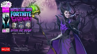 🔴LIVE  Martha plays Fortnite Fortnitemares with the Boys  MARTHAS SHIT SHOW [upl. by Oinotnas]