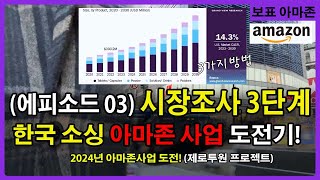 아마존셀러 새로운 시각의 시장조사 온오프라인 새로운 방법 알려드립니다 제로 투 원 프로젝트 ep03 [upl. by Atillertse426]