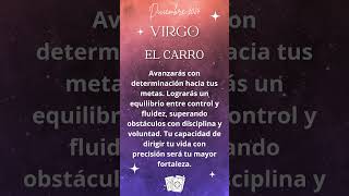 EL CARRO PARA VIRGO EN DICIEMBRE tarot youtubeshorts youtube tarotreading parati video [upl. by Deanne]