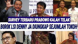 B0R0K DENNY JA DIUNGKAP SEJUMLAH TOKOHSURVEY TERBARU PRABOWO KALAH TELAK DG JOKOWIGERINDRA NO 2PK [upl. by Barbette]