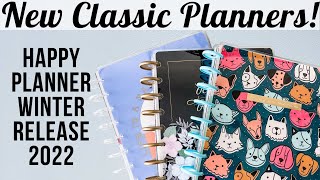 New Classic Undated Happy Planners Winter Release 2022 Haul  Wellness Checklist Homebody [upl. by Faxon]