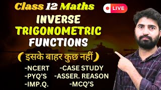 Class 12 Maths  Inverse Trigonometric Functions  All Important Questions  PYQS  BOARDS 2024 [upl. by Neomah]