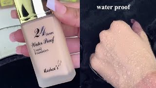 24 Hours water proof 💦 Liquid Foundation [upl. by Melda]