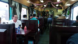 Restaurant Car  Unification Express Train Vietnam [upl. by Abell]