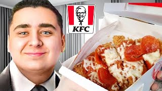 Trying The KFC CHIZZA [upl. by Fernald]