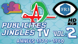 PUBLICITÉS ET JINGLES TV années 70  80 vol 2 [upl. by Lananna]