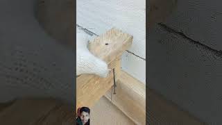 Amazing Woodworking tips and skills from an experienced carpenter shorts skills howtoshortvideo [upl. by Nave]