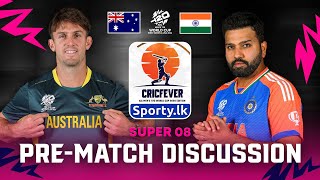 🔴 Live  CricFever  India 🆚 Australia  Super 08  PreMatch Discussion [upl. by Dabbs]