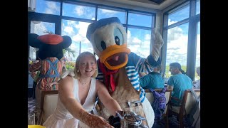 Character breakfast at Disneys Topolinos Terrace  JUNE 2024 [upl. by Ayrad176]