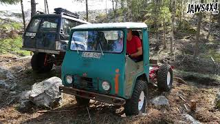 Volvo Laplander Valp Offroad rock climb 240907 [upl. by Immas]