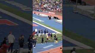 Penn relays Excelsior High school dominate the 4×100m jamaica travel trackandfield athlete [upl. by Earased]