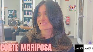 Corte de cabello mariposa 🦋 [upl. by Alleusnoc79]