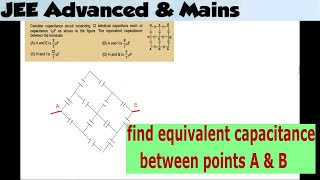 42 capacitor circuits find equivalent capacitance of a circuit as shown [upl. by Latricia]