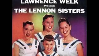 The Lennon Sisters with The Lawrence Welk Orchestra  Tonight You Belong To Me 1956 [upl. by Parrott65]