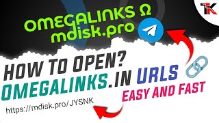 How To Open Omegalinks Url  How To Open mdiskpro link ko open kaise kare 2023  Url Shortner [upl. by Elrak]