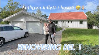 RENOVERING  Vårt hus 🏡 House tour amp börjar renovera [upl. by Eve]