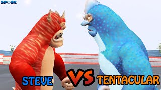 Steve vs Tentacular  Cartoon Faceoff S3E13  SPORE [upl. by Guimar]