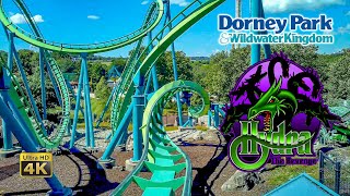 2021 Hydra the Revenge On Ride Front and Back 4K POV Dorney Park and Wildwater Kingdom [upl. by Auqemahs]