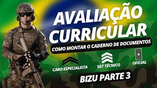 AVALIAÇÃO CURRICULAR como montar o caderno de documentos PARTE 3 [upl. by Files107]