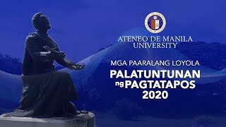 Mga Paaralang Loyola  Pagtatapos 2020 – Paaralan ng mga Agham Panlipunan [upl. by Jewelle]