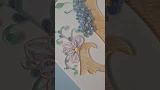 Quilling an quotSquot  Wall Art diy [upl. by Feodora]