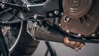 Husqvarna Svartpilen 401  fresco ultrashorty sound exhaust rev [upl. by Rosel]