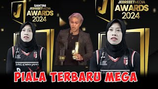 SEJARAH BARU MEGAWATI HANGESTRI MENANGKAN PIALA SANTINI JEBRET MEDIA AWARDS 2024 [upl. by Durtschi]