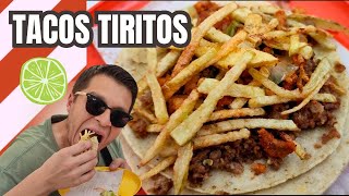 Los MEJORES TACOS del tianguis de Tecámac Centro  quotTACOS TIRITOSquot [upl. by Eednarb228]