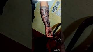 Full sleeve hand tattoo  mandala design  Creative Art Tattoos Contai tattoo arttattoos [upl. by Barsky]