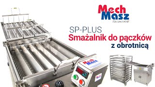 Smażalnik do pączków z obrotnicą SPPLUS [upl. by Everest]