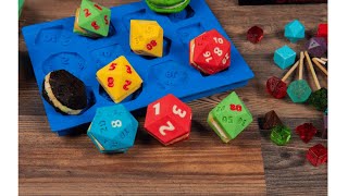 Now on Kickstarter Dice Bites Collection Of Molds For Rpg Dice Treats amp Crafts [upl. by Anyel]